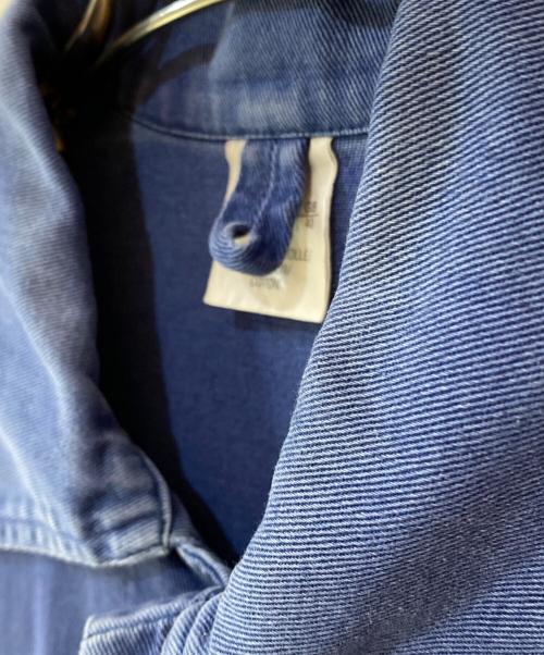 VINTAGE MILITARY（ヴィンテージ ミリタリー）VINTAGE MILITARY (ヴィンテージ ミリタリー) フレンチワークジャケット ブルー サイズ: 50の古着・服飾アイテム