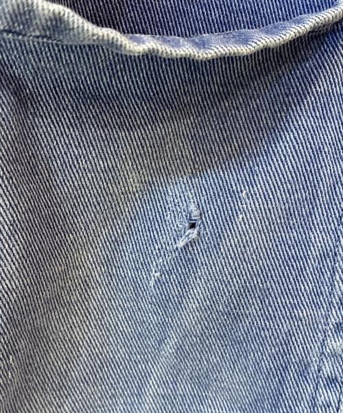 VINTAGE MILITARY（ヴィンテージ ミリタリー）VINTAGE MILITARY (ヴィンテージ ミリタリー) フレンチワークジャケット ブルー サイズ: 50の古着・服飾アイテム