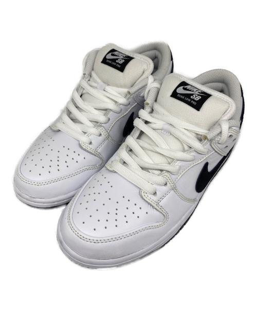 NIKE SB（ナイキエスビー）NIKE SB (ナイキエスビー) DUNK LOW PRO ローカットスニーカー White and Black サイズ:27cmの古着・服飾アイテム