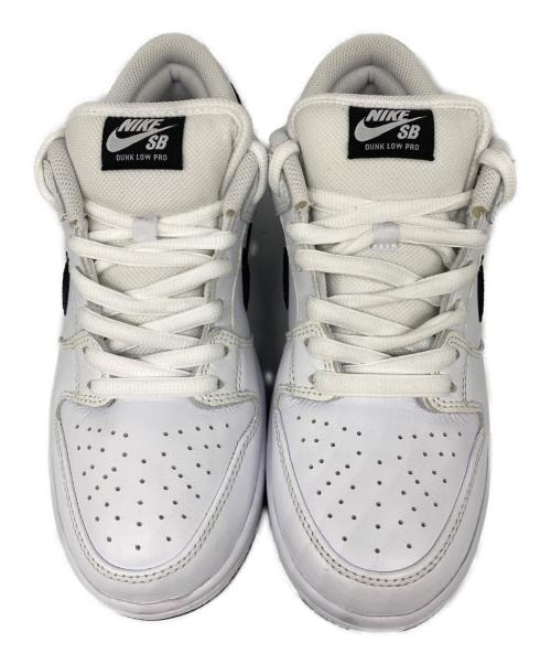 NIKE SB（ナイキエスビー）NIKE SB (ナイキエスビー) DUNK LOW PRO ローカットスニーカー White and Black サイズ:27cmの古着・服飾アイテム