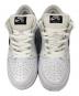 中古・古着 NIKE SB (ナイキエスビー) DUNK LOW PRO ローカットスニーカー White and Black サイズ:27cm：10000円