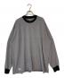FreshService（フレッシュサービス）の古着「26SS MICRO BORDER L/S TEE」｜ブラック×ホワイト