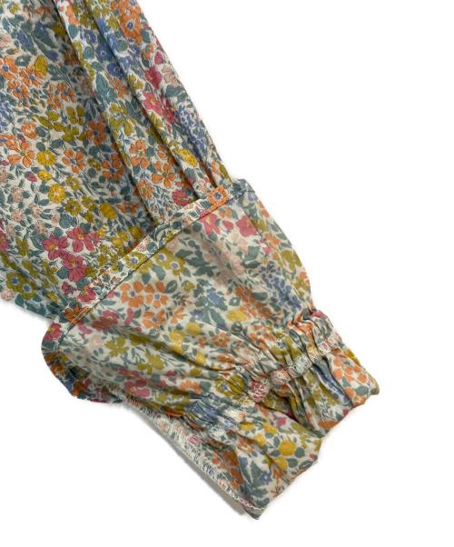 TSUHARU by samansa Mos2（ツハル バイ サマンサモスモス）TSUHARU by samansa Mos2 (ツハル バイ サマンサモスモス) LIBERTY FABRICS パッチワーク切替ワンピース ブルー サイズ:Freeの古着・服飾アイテム