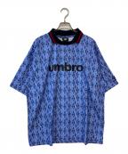UMBROアンブロ）の古着「スキッパーポロシャツ」｜ブルー