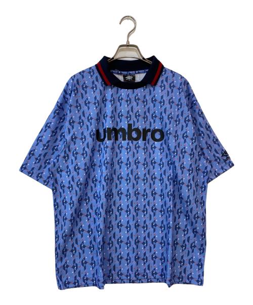 UMBRO（アンブロ）UMBRO (アンブロ) スキッパーポロシャツ ブルー サイズ:Lの古着・服飾アイテム