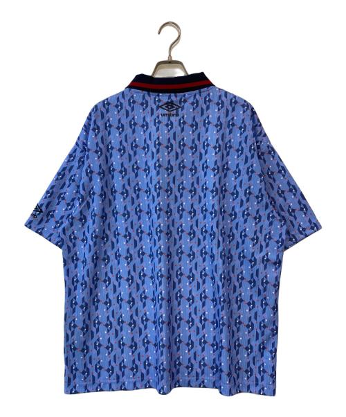 UMBRO（アンブロ）UMBRO (アンブロ) スキッパーポロシャツ ブルー サイズ:Lの古着・服飾アイテム
