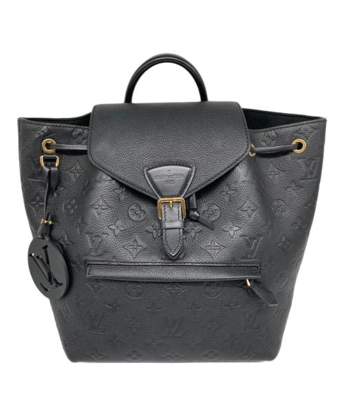 LOUIS VUITTON（ルイ ヴィトン）LOUIS VUITTON (ルイ ヴィトン) モンスリ PM バックパック ノワールの古着・服飾アイテム
