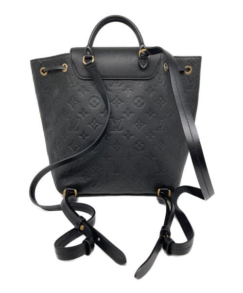 LOUIS VUITTON（ルイ ヴィトン）LOUIS VUITTON (ルイ ヴィトン) モンスリ PM バックパック ノワールの古着・服飾アイテム
