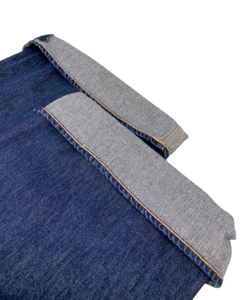 POLO RALPH LAUREN（ポロ・ラルフローレン）POLO RALPH LAUREN (ポロ・ラルフローレン) ワイドデニムパンツ インディゴ サイズ:68.5cm (W27)の古着・服飾アイテム