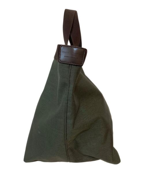 Herve Chapelier（エルベシャプリエ）Herve Chapelier (エルベシャプリエ) コーデュラ舟形ハンドバッグ オリーブの古着・服飾アイテム