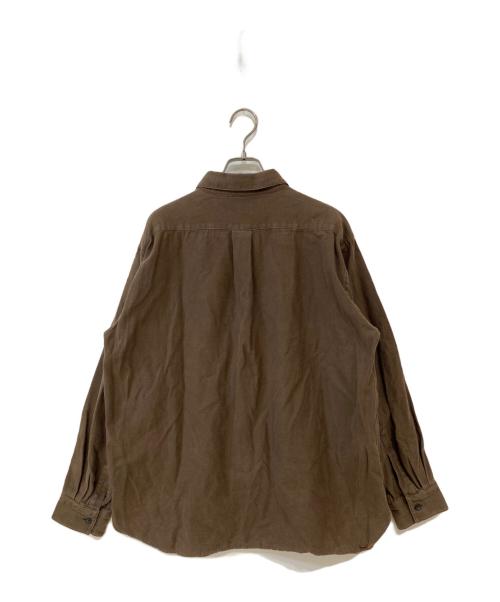 wirrow（ウィロウ）wirrow (ウィロウ) レギュラーカラーシャツ ブラウン サイズ: 2の古着・服飾アイテム