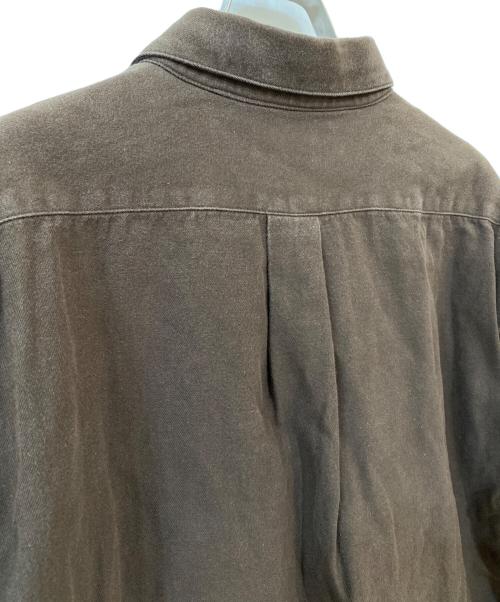 wirrow（ウィロウ）wirrow (ウィロウ) レギュラーカラーシャツ ブラウン サイズ: 2の古着・服飾アイテム