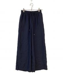 JOURNAL STANDARD relume（ジャーナルスタンダード レリューム）の古着「N/Rダブルストライプパンツ」｜ネイビー