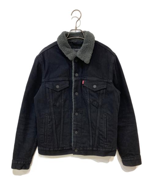 LEVI'S（リーバイス）LEVI'S (リーバイス) TYPE III SHERPA TRUCKER JACKET ブラック サイズ:Sの古着・服飾アイテム