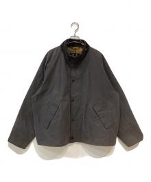 Barbour（バブアー）の古着「TRANSPORT ワックス ショート ジャケット」｜グレー