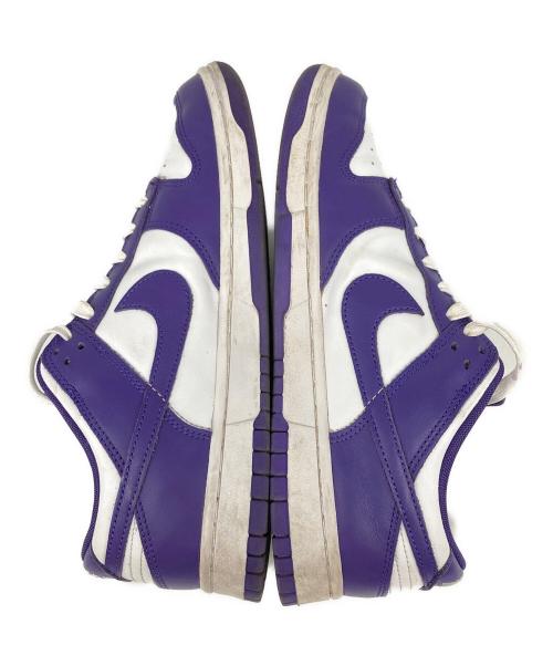 NIKE（ナイキ）NIKE (ナイキ) DUNK LOW RETRO ローカットスニーカー WHITE/COURT PURPLE サイズ:27cmの古着・服飾アイテム