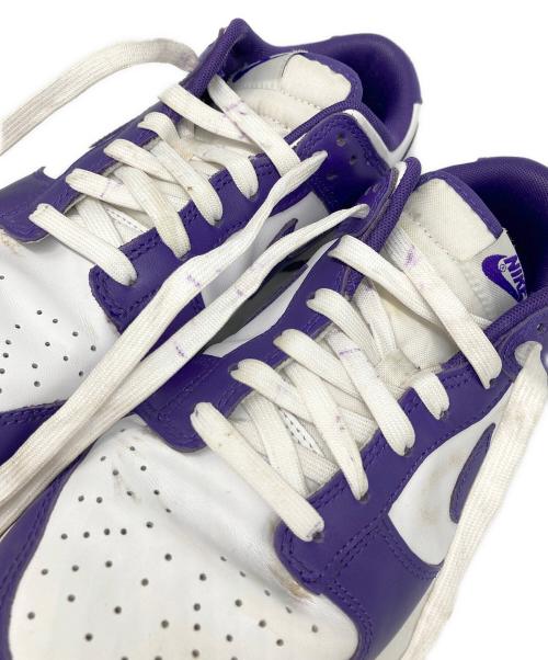 NIKE（ナイキ）NIKE (ナイキ) DUNK LOW RETRO ローカットスニーカー WHITE/COURT PURPLE サイズ:27cmの古着・服飾アイテム