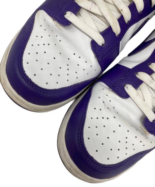 NIKE（ナイキ）NIKE (ナイキ) DUNK LOW RETRO ローカットスニーカー WHITE/COURT PURPLE サイズ:27cmの古着・服飾アイテム