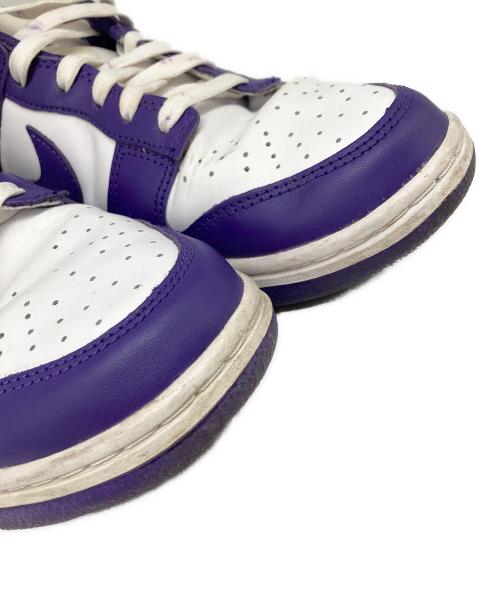 NIKE（ナイキ）NIKE (ナイキ) DUNK LOW RETRO ローカットスニーカー WHITE/COURT PURPLE サイズ:27cmの古着・服飾アイテム