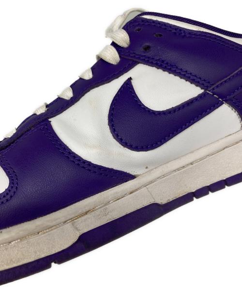 NIKE（ナイキ）NIKE (ナイキ) DUNK LOW RETRO ローカットスニーカー WHITE/COURT PURPLE サイズ:27cmの古着・服飾アイテム