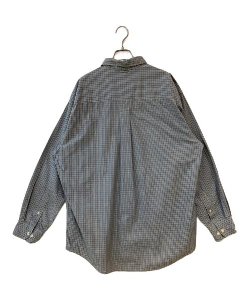 Timberland（ティンバーランド）Timberland (ティンバーランド) WEATHERED POPLIN ボタンダウンシャツ グレー サイズ:Lの古着・服飾アイテム
