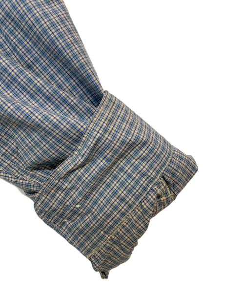 Timberland（ティンバーランド）Timberland (ティンバーランド) WEATHERED POPLIN ボタンダウンシャツ グレー サイズ:Lの古着・服飾アイテム
