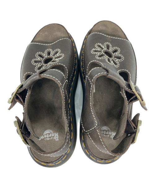 Dr.Martens（ドクターマーチン）Dr.Martens (ドクターマーチン) DUNNET FLOWER サンダル ブラウン サイズ:ＵＫ6の古着・服飾アイテム