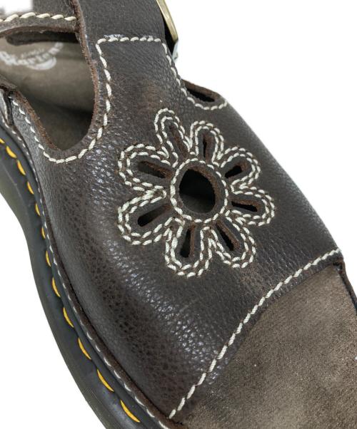 Dr.Martens（ドクターマーチン）Dr.Martens (ドクターマーチン) DUNNET FLOWER サンダル ブラウン サイズ:ＵＫ6の古着・服飾アイテム