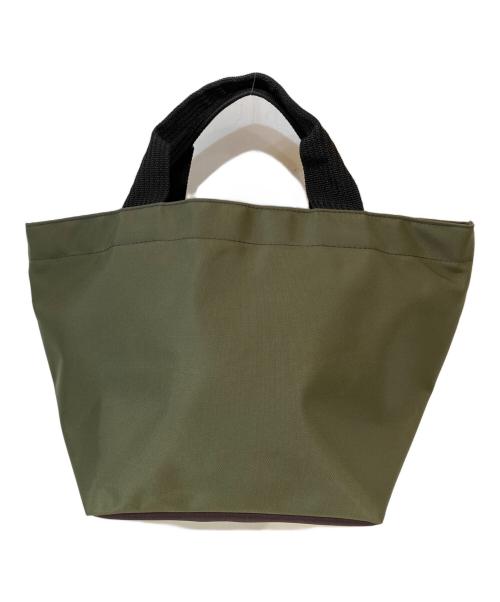Herve Chapelier（エルベシャプリエ）Herve Chapelier (エルベシャプリエ) ナイロン舟形ハンドバッグ オリーブの古着・服飾アイテム