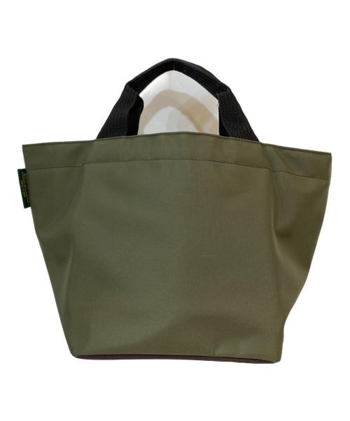 Herve Chapelier（エルベシャプリエ）Herve Chapelier (エルベシャプリエ) ナイロン舟形ハンドバッグ オリーブの古着・服飾アイテム