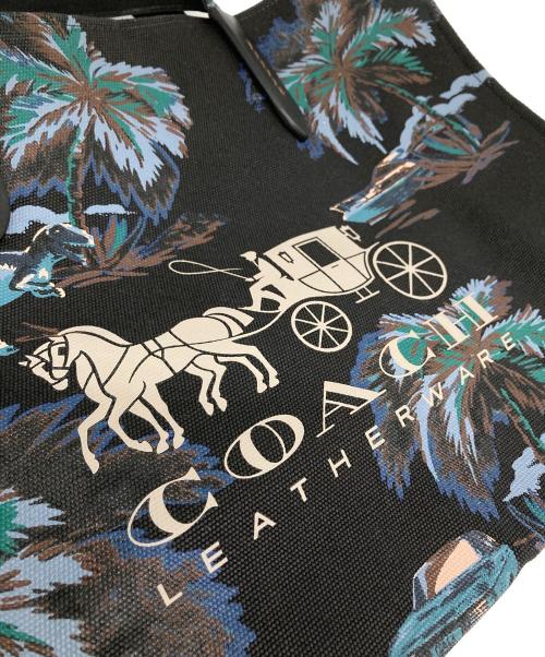 COACH（コーチ）COACH (コーチ) ホースアンドキャリッジトートバッグ ブラックの古着・服飾アイテム