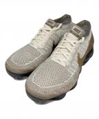 NIKEナイキ）の古着「NIKE ID Air VaporMax ローカットスニーカー」｜ホワイト×ベージュ