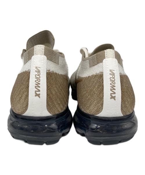 NIKE（ナイキ）NIKE (ナイキ) NIKE ID Air VaporMax ローカットスニーカー ホワイト×ベージュ サイズ:28cmの古着・服飾アイテム