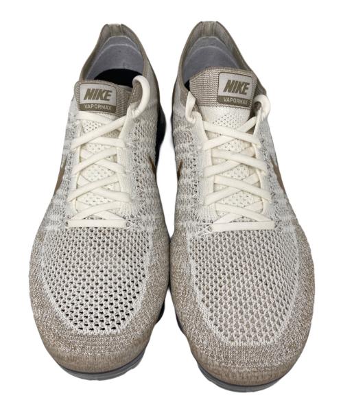 NIKE（ナイキ）NIKE (ナイキ) NIKE ID Air VaporMax ローカットスニーカー ホワイト×ベージュ サイズ:28cmの古着・服飾アイテム
