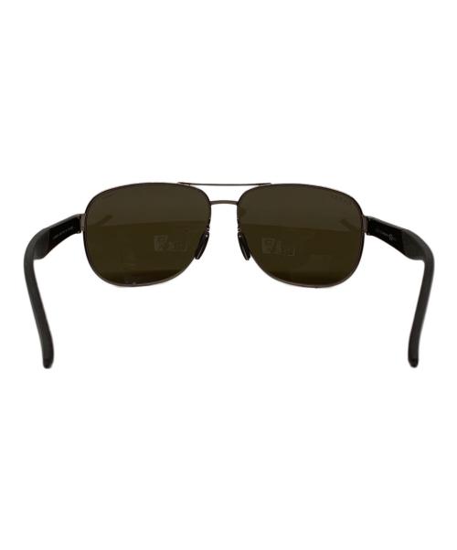 GUCCI（グッチ）GUCCI (グッチ) Jolsp Polarized ティアドロップサングラス ブラウン サイズ:63□14の古着・服飾アイテム