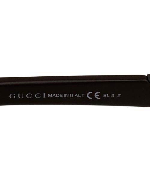 GUCCI（グッチ）GUCCI (グッチ) Jolsp Polarized ティアドロップサングラス ブラウン サイズ:63□14の古着・服飾アイテム