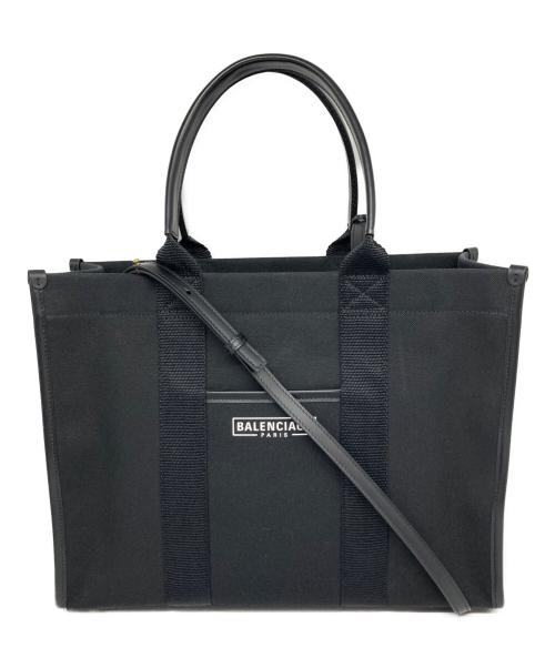 BALENCIAGA（バレンシアガ）BALENCIAGA (バレンシアガ) HARDWARE TOTE / ハードウェア トートバッグ ブラックの古着・服飾アイテム
