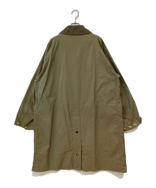 Barbour（バブアー）Barbour (バブアー) EDIFICE (エディフィス) 別注 OS BURGHLEY ステンカラーコート タマムシ サイズ:40の古着・服飾アイテム