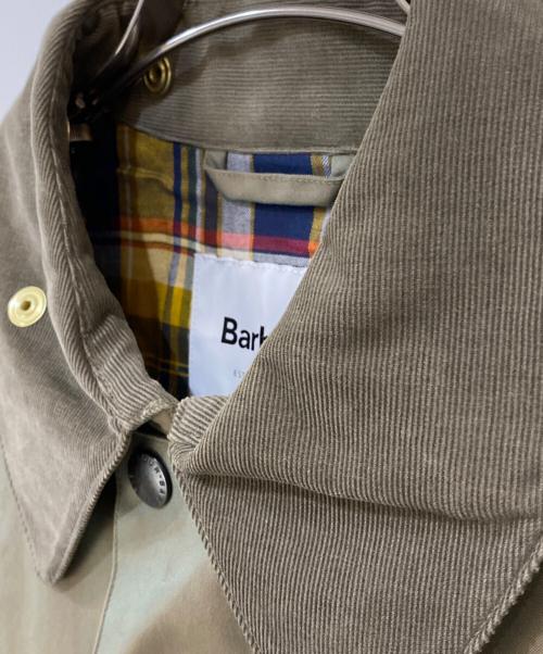 Barbour（バブアー）Barbour (バブアー) EDIFICE (エディフィス) 別注 OS BURGHLEY ステンカラーコート タマムシ サイズ:40の古着・服飾アイテム