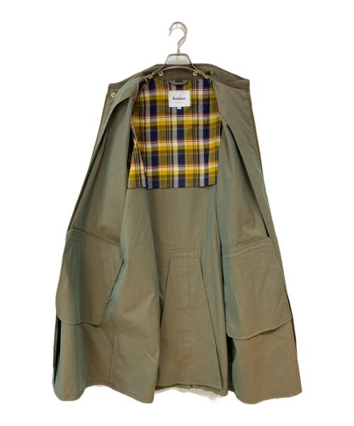 Barbour（バブアー）Barbour (バブアー) EDIFICE (エディフィス) 別注 OS BURGHLEY ステンカラーコート タマムシ サイズ:40の古着・服飾アイテム