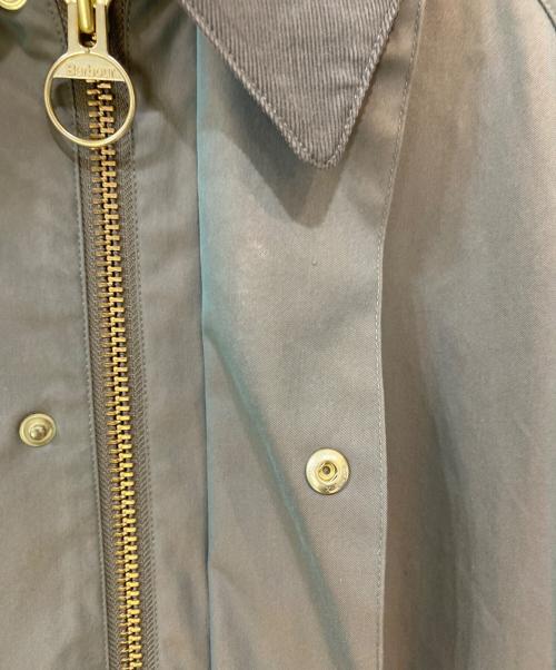 Barbour（バブアー）Barbour (バブアー) EDIFICE (エディフィス) 別注 OS BURGHLEY ステンカラーコート タマムシ サイズ:40の古着・服飾アイテム