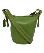 COACHコーチ）の古着「HELEN’S LEGACY BAG バケツ型ショルダーバッグ」｜グリーン