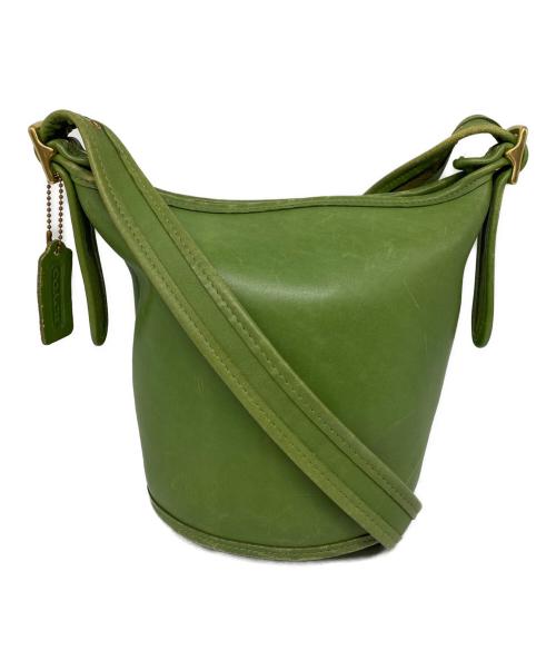 COACH（コーチ）COACH (コーチ) HELEN’S LEGACY BAG バケツ型ショルダーバッグ グリーンの古着・服飾アイテム