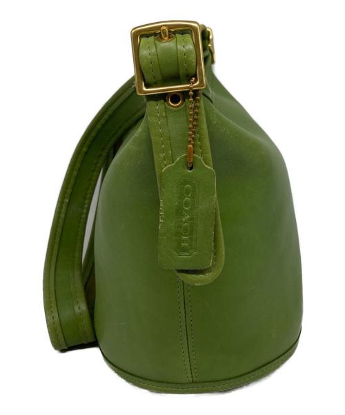 COACH（コーチ）COACH (コーチ) HELEN’S LEGACY BAG バケツ型ショルダーバッグ グリーンの古着・服飾アイテム