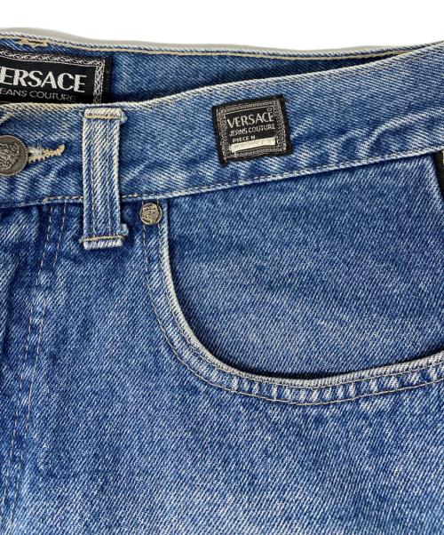 VERSACE サイズ 86cm (W34)（ヴェルサーチェ）VERSACE サイズ 86cm (W34) (ヴェルサーチェ) メデューサパッチボーイフレンドデニム インディゴ サイズ:86cm (W34)の古着・服飾アイテム