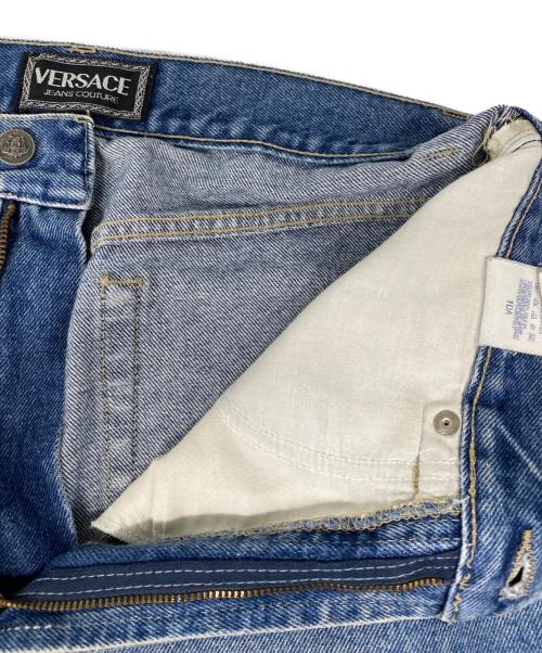 VERSACE サイズ 86cm (W34)（ヴェルサーチェ）VERSACE サイズ 86cm (W34) (ヴェルサーチェ) メデューサパッチボーイフレンドデニム インディゴ サイズ:86cm (W34)の古着・服飾アイテム