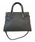 MICHAEL KORS (マイケルコース) HAMILTON サッチェルバッグミディアム - MKシグネチャー ブラック：14000円