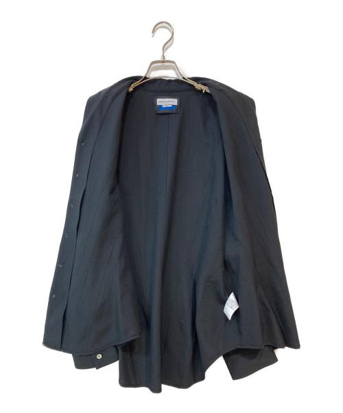 MAISON SPECIAL（メゾンスペシャル）MAISON SPECIAL (メゾンスペシャル) Radial Darts Prime-Over Open Collar Shirt ブラックの古着・服飾アイテム