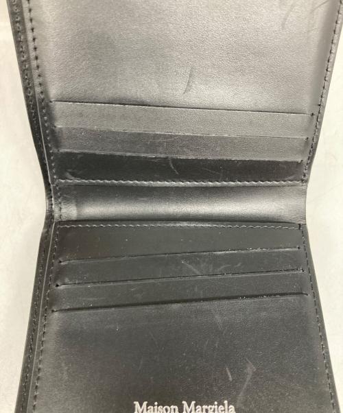 Maison Margiela（メゾンマルジェラ）Maison Margiela (メゾンマルジェラ) 4ステッチ フリップフラップウォレット ブラックの古着・服飾アイテム