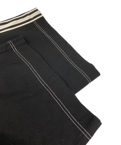 MAISON SPECIAL（メゾンスペシャル）MAISON SPECIAL (メゾンスペシャル) コットンキャンパスサイドラインパンツ ブラック サイズ:36の古着・服飾アイテム